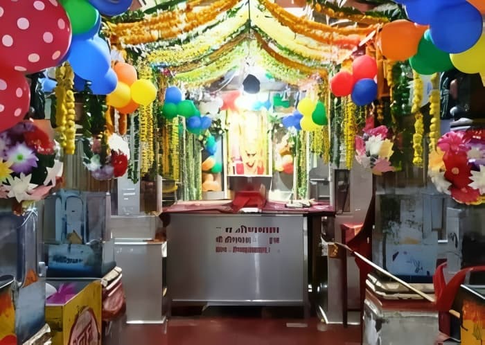 Interior of Jeen Mata Temple