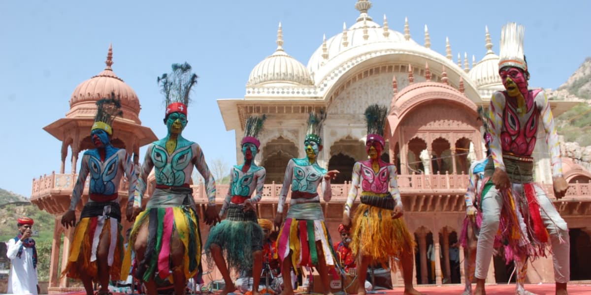Folk Dance at Moosi Maharani Ki Chhatri Cenotaph in Alwar Moosi Maharani Chhatri Alwar