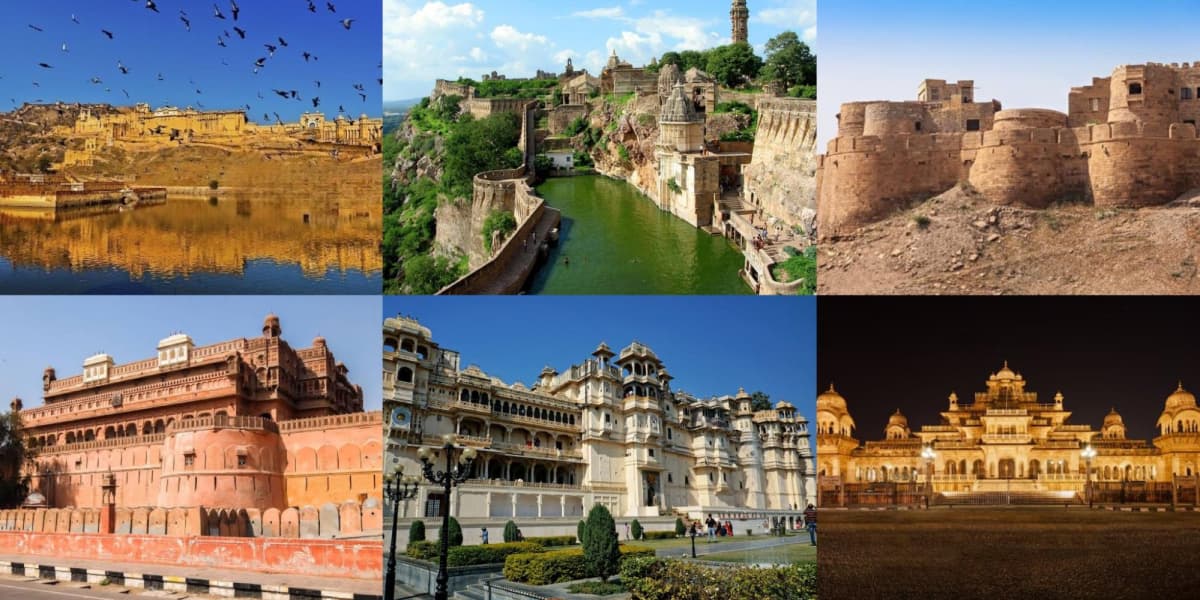 Famous Historical Forts and Palaces of Rajasthan Tourism Rajasthan Forts and Palaces