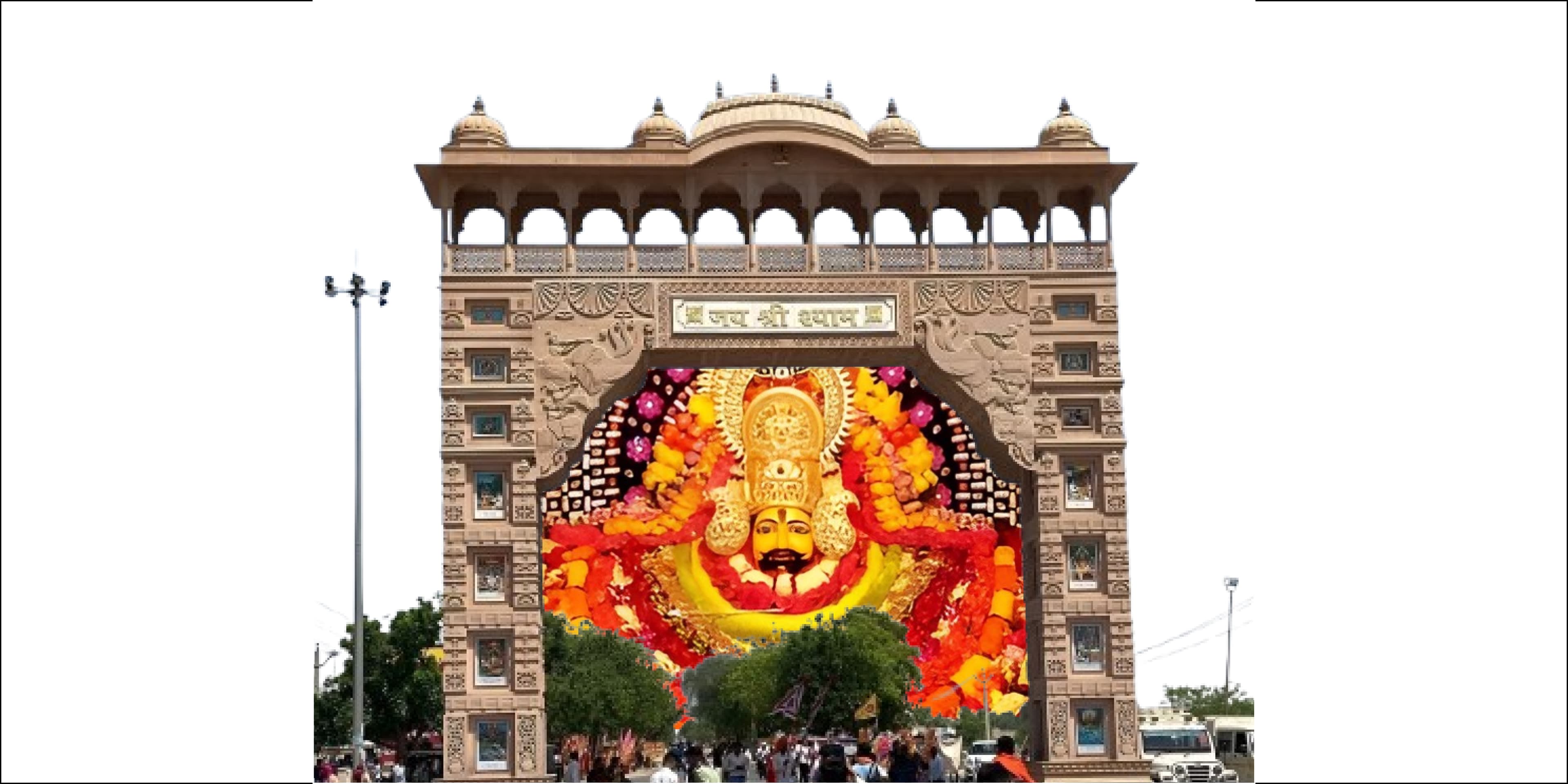 Grand Toran Dwar gate of Khatu Shyam Ji Temple Khatu Shyam Ji Toran Dwar